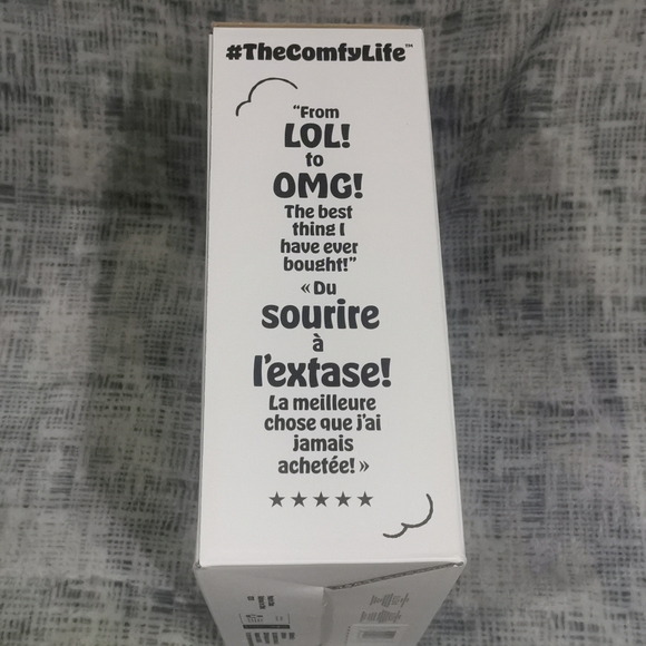 The Comfy Original Luxurious Sherpa Lined Wearable Blanket Charcoal NWT NEW - Picture 5 of 13